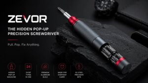 ZEVOR- The Hidden Pop-Up Precision Screwdriver