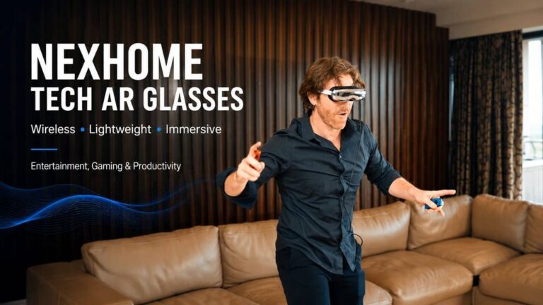 BSTY Smart Wireless AR Glasses with 1000-Inch 3D Cinema