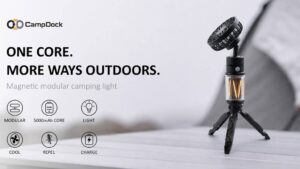 CampDock- Modular Magnetic Camping Light System