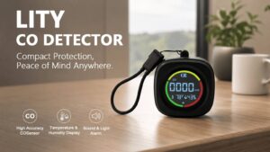 LITY- Smart CO Detector Built for Camping, RV & Safety