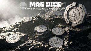 MagDice- 7-in-1 Titanium Magnetic Dice