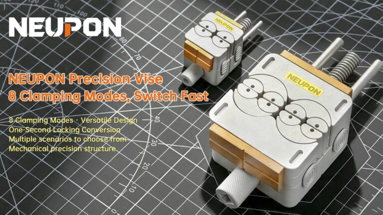 NEUPON Precision Vise 8 Clamping Modes, One-Second Switch