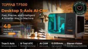 TOPFAB TF500 5-Axis AI CNC- Your De