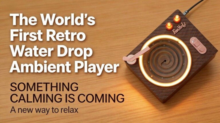 The Retro Water Drop Ambient Player