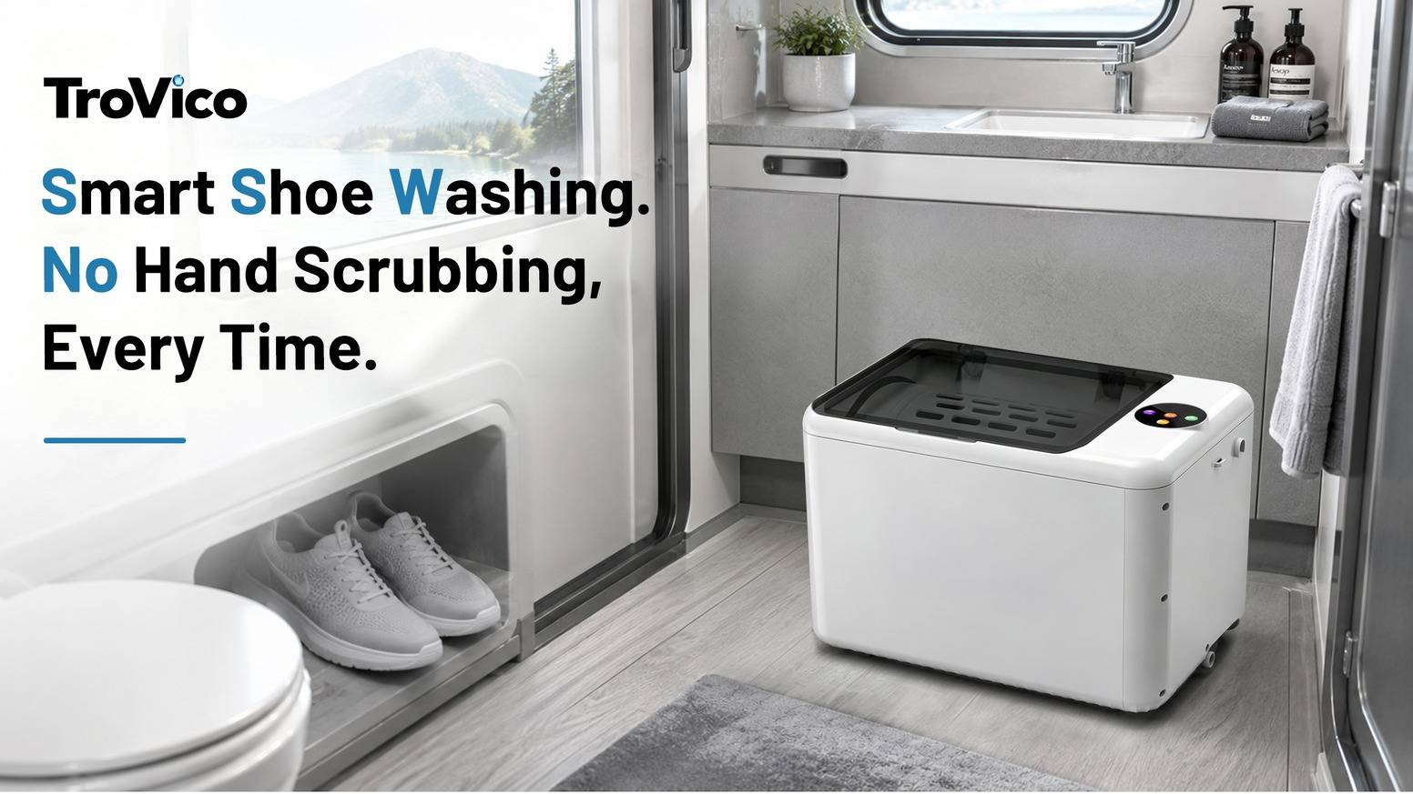 TroVico- Smart Shoe Washing. No Hand Scrubbing, Every Time.