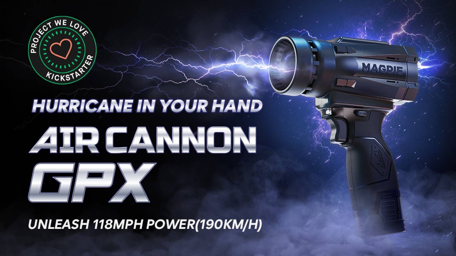 AirCannon GPX- UNLEASH 118MPH POWER. THE MONSTER BLOWER