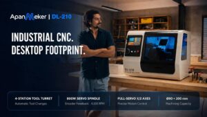 Apanmeker- DL-210 Industrial CNC Power in a Desktop Lathe
