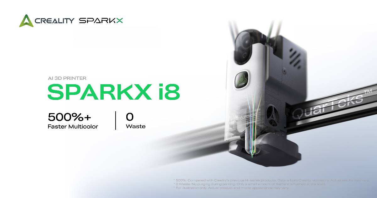 Creality SPARKX i8- Fastest Four-Color 3D Printer