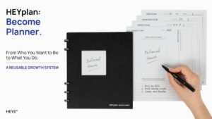 HEYplan- Become Planner - The Reusable 90-Day Growth Planner