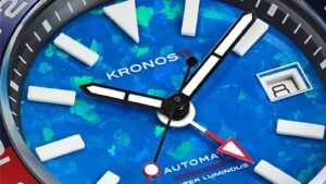 KRONOSTI STRATA GMT- Titanium Natural Stone Dial Watch