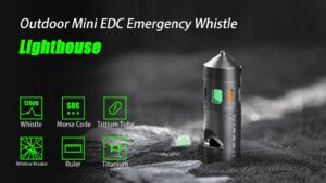 Lighthouse- Outdoor Mini EDC Emergency Whistle