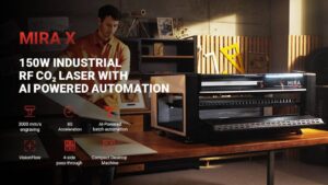 MIRA X- 150W RF CO2 Laser with AI-Powered Automation