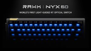 NYX60, Light-Guided RT Optical Keyboard