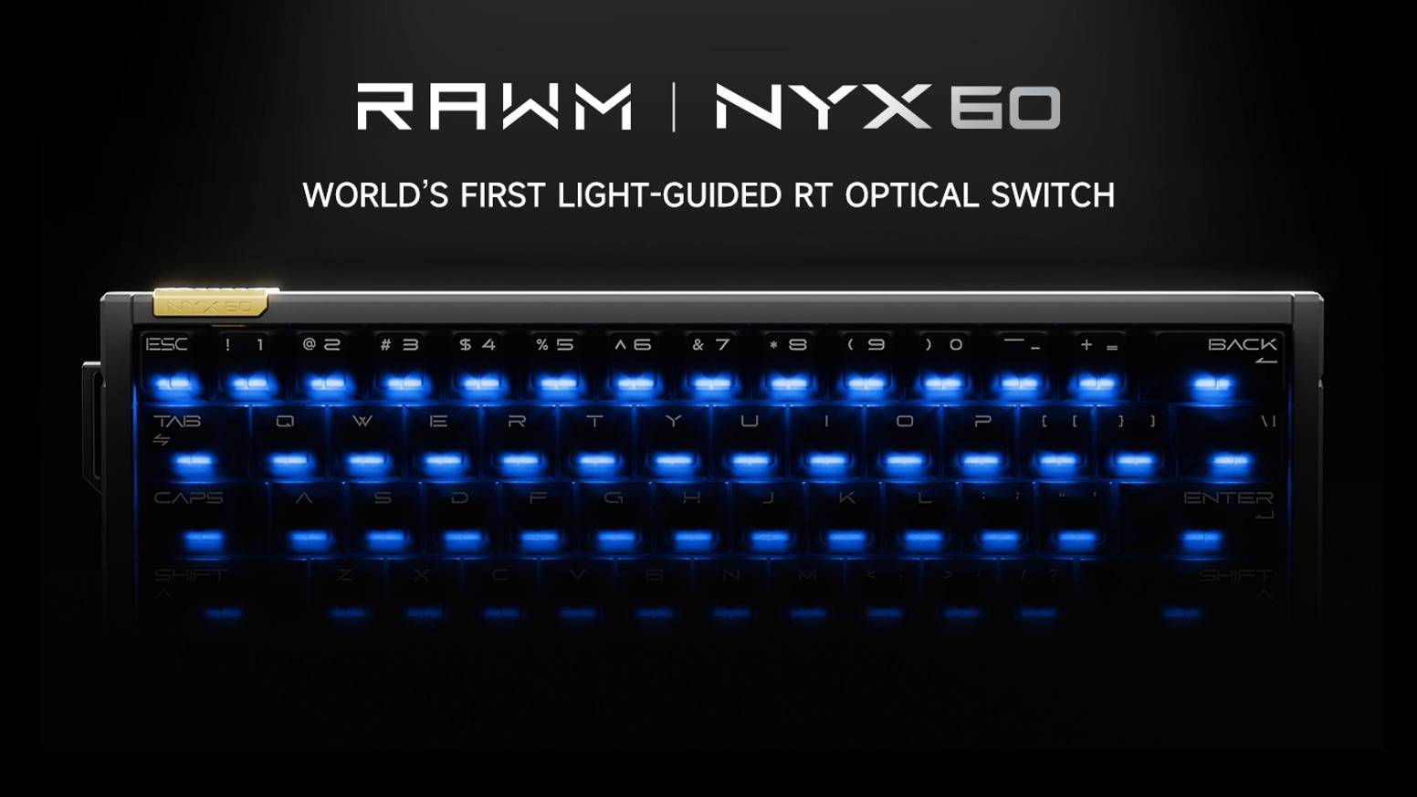 NYX60, Light-Guided RT Optical Keyboard
