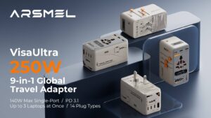 VisaUltra 250W- The Most Powerful Travel Adapter Ever Built