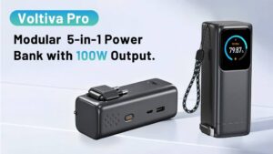 Voltiva Pro- Modular 5-in-1 Power Bank with 100W Output