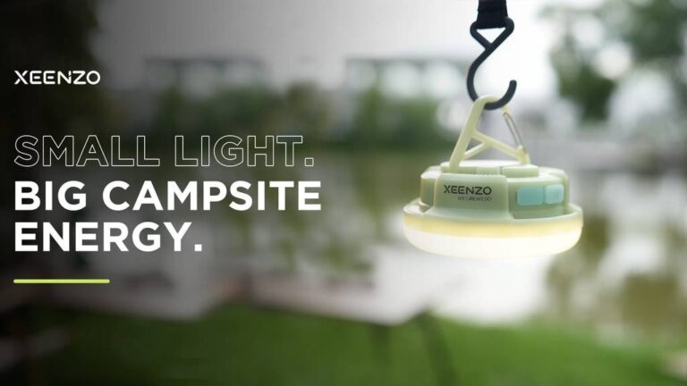 XEENZO MINI UFO - A 2600-Lumen Smart Camping Light