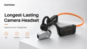 CamHear: AI Camera Headset—Long Record, Low-Light & Assists