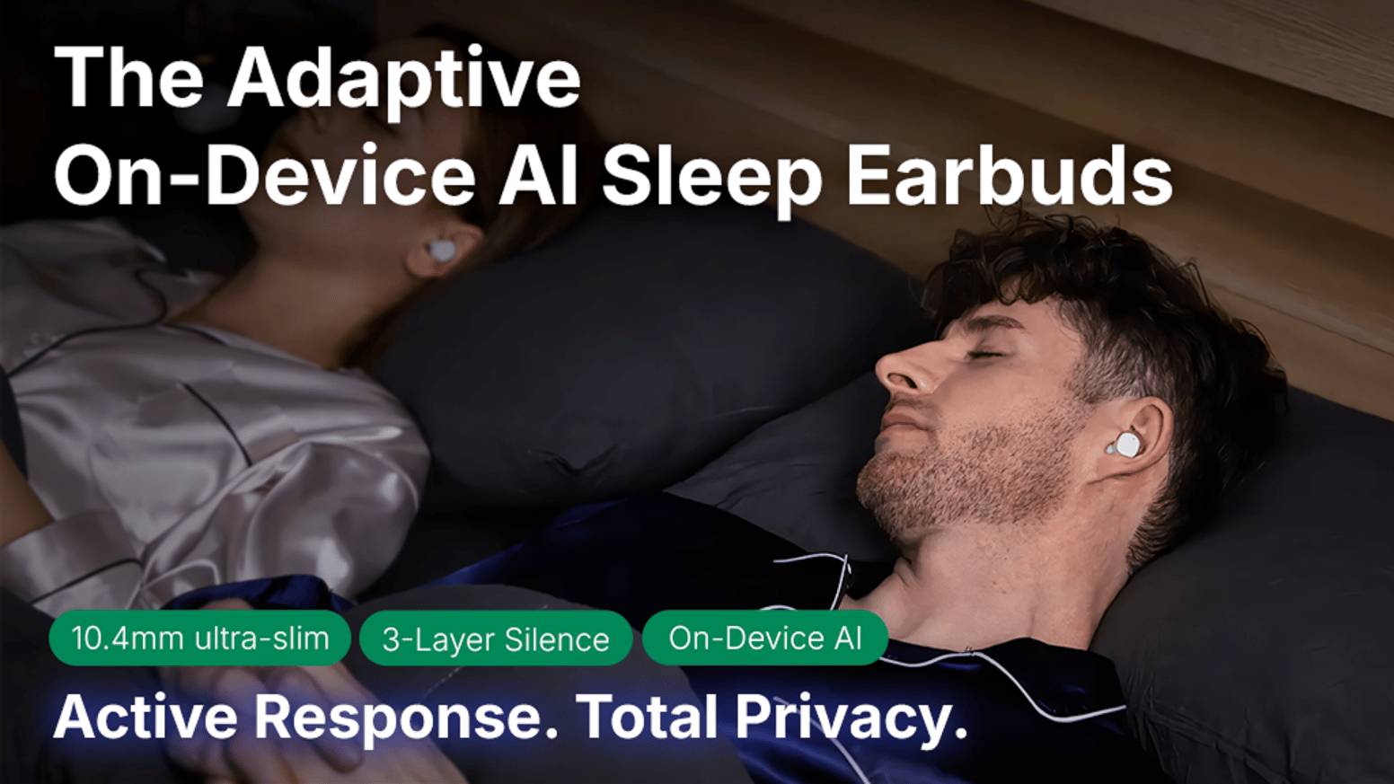 For Me Buds 2- Adaptive On-Device AI Sleep Earbuds