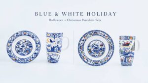 Holiday Tales in Porcelain: Halloween & Christmas Sets