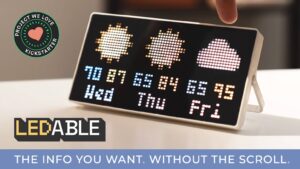 LEDABLE- The Retro Smart Display Built for Your Desk