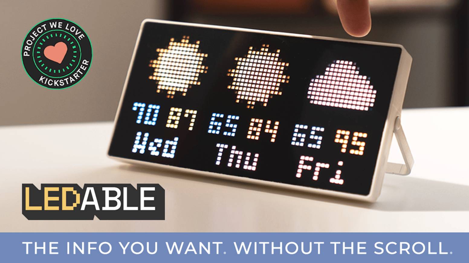 LEDABLE- The Retro Smart Display Built for Your Desk