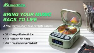 Memdock M1- Revive Your Music Ritual with a Portable CD Player