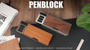 PENBLOCK - The Mechanical Pen Box That Opens at a Press