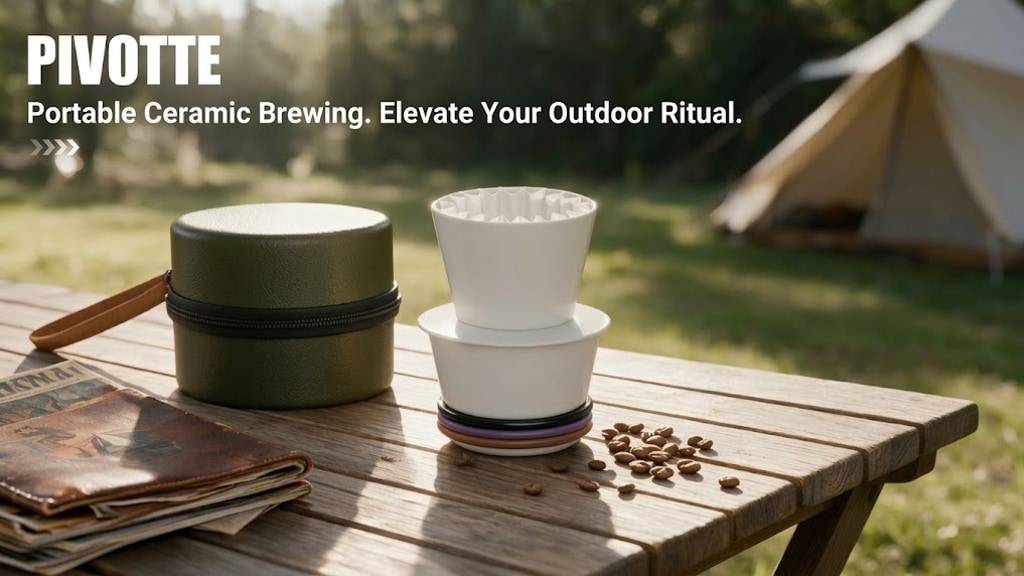 Pivotte- 2-in-1 Smart Flow-Control Coffee & Tea Brewer