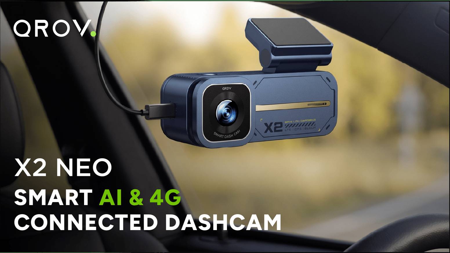 QROV X2 NEO - First AI Dash Cam That Thinks Beyond Recording