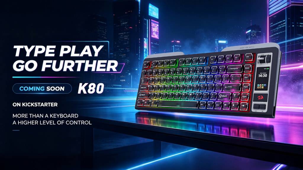 Redragon- Tri-Mode Gasket Mounted Mechanical Gaming Keyboard