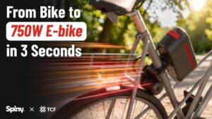Spiny 2- Turn Your Bike Into a 750W E-Bike in 3 Seconds