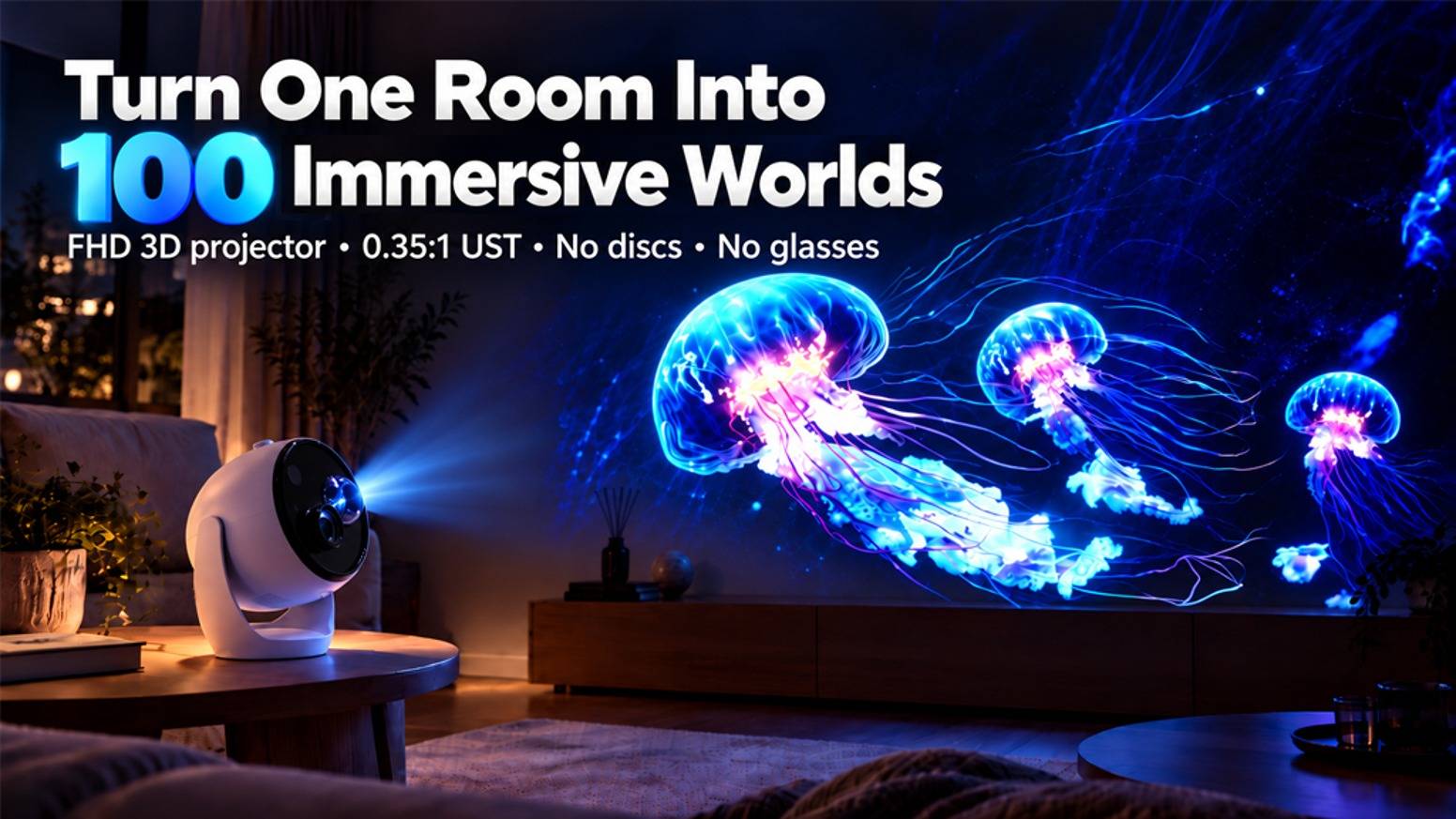 Twelvetooo- FHD immersive 3D scene projector