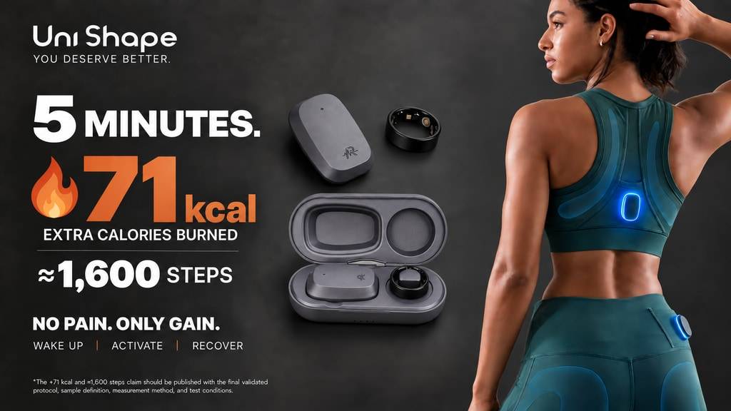 UniShape- Your AI-Powered Training Partner (Wearable EMS Kit)